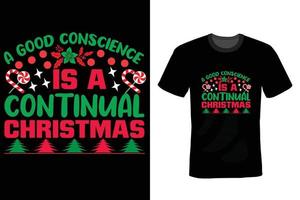 vrolijk Kerstmis t-shirts ontwerp sjabloon vector