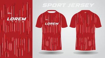 rood shirt sport jersey ontwerp vector