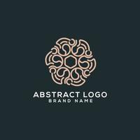 abstract logo icoon ontwerp sjabloon. luxe, vector. vector