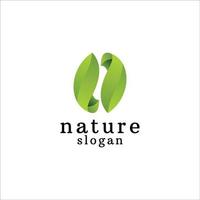 natuur logo icoon ontwerp sjabloon. luxe, vector. vector