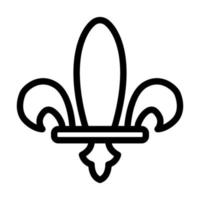 fleur de lis icoon ontwerp vector