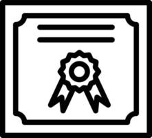 diploma pictogramstijl vector