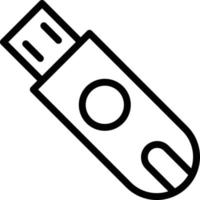 usb-pictogramstijl vector