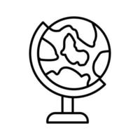 wereldbol vector pictogram