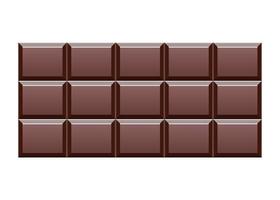 chocoladereep geïsoleerd vector