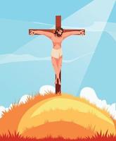 Jezus Christus illustratie vector