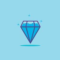 diamant illustratie ontwerp, sieraden, luxe.eps vector