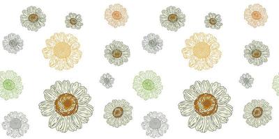 daisy bloemen naadloos patroon vector