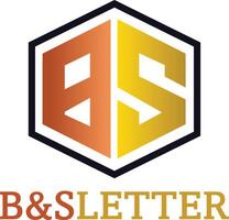 modern 3d bs of sb brief logo ontwerp sjabloon. bs brief logo ontwerp icoon. alfabet vector logo sjabloon.