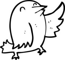 lijn tekening tekenfilm vogel vector