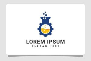 onderhoud laboratorium logo sjabloon ontwerp inspiratie vector