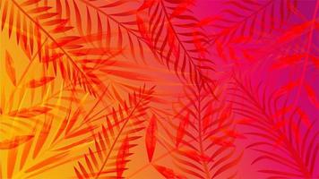 abstract palm zomer levendig helling achtergrond vector grafisch illustratie. futuristische neon backdrop met verschillend bomen Afdeling helder ontwerp. tropisch en vakantie concept