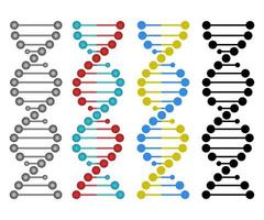 menselijk dna-ontwerp vector