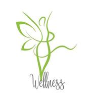 Wellness en therapie vrouw pictogram