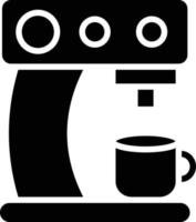 koffiemachine pictogramstijl vector