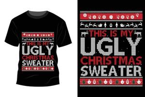 kerst t-shirt ontwerp vector