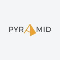 gemakkelijk piramide logo teken symbool icoon vector