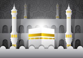 Witte Ka'bah Vector