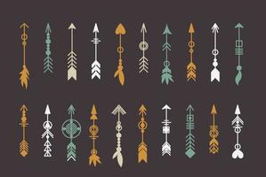 tribal pijl set. vector