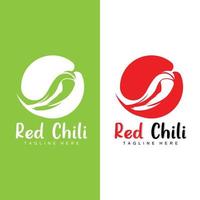 rood Chili logo, heet Chili paprika's vector, Chili tuin huis illustratie, bedrijf Product merk illustratie vector