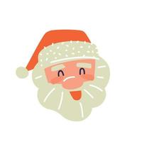 de kerstman claus. de kerstman claus hoofd icoon. vector afbeelding.