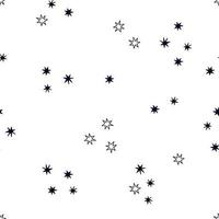 een gemakkelijk patroon met sterren. vector naadloos ornament