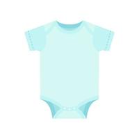 baby bodysuit icoon met kort mouwen in vlak stijl geïsoleerd Aan wit achtergrond. pasgeboren lichaam pak. vector illustratie.