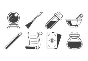 Gratis Magic Stuff Icon Vector