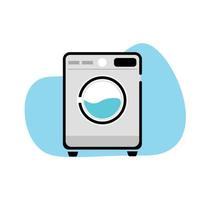 het wassen machine vector illustratie