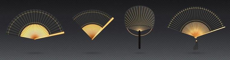 Chinese en Japans hand- fans vector