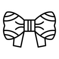 vlinderdas pictogramstijl vector