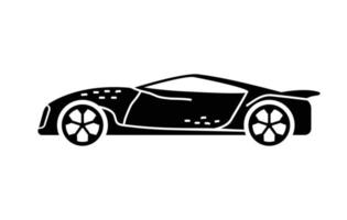 vector hand getekend illustratie van een auto. persoonlijk voertuigen.