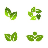 groene boom blad ecologie natuur element vector