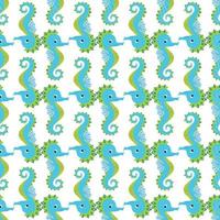 naadloos patroon met gedetailleerd transparant kwallen. kinderachtig naadloos patroon met schattig hand- getrokken vissen en kwallen in tekening stijl. modieus kinderkamer achtergrond vector
