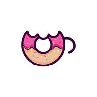 donut vector pictogram ontwerp illustratie