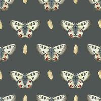 weide vlinder naadloos patroon vector