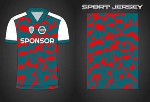 voetbal Jersey sport overhemd ontwerp sjabloon vector