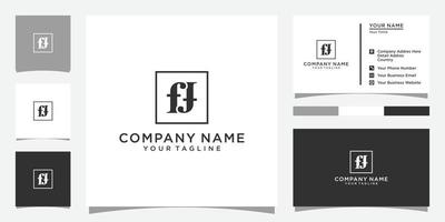 ff of f eerste brief logo ontwerp concept vector