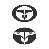 stier logo en symbolen vector sjabloon pictogrammen app