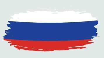 plons grungy Russisch vlag ontwerp vector
