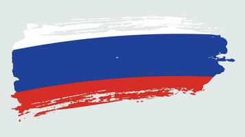 vervaagd grunge structuur Russisch professioneel vlag ontwerp vector