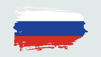 nieuw Russisch vervaagd grunge vlag vector