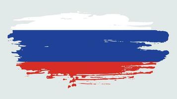 professioneel borstel effect Rusland vlag vector