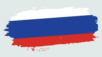 Russisch grunge vlag vector