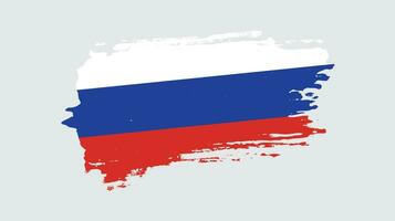 wijnoogst borstel effect Rusland vlag vector