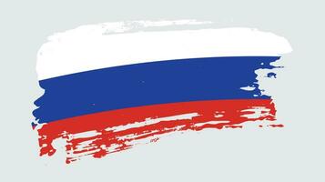 vervaagd grunge structuur Russisch abstract vlag vector