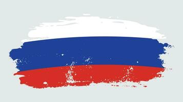 abstract Russisch grunge structuur vlag ontwerp vector