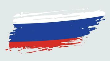 grafisch Russisch grunge vlag vector