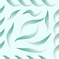 abstract groen bloemen naadloos patroon illustratie ontwerp vector