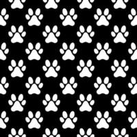 schattig huisdier voetafdrukken naadloos achtergrond - vector patroon